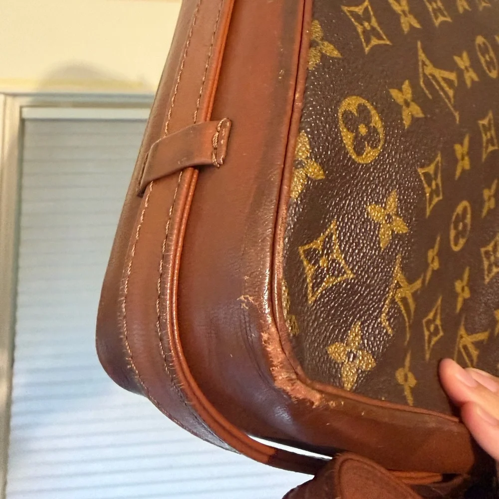 Vintage LV Louis Vuitton Monogram Sac Bandouliere Shoulder Bag or Crossbody - Picture 7 of 10